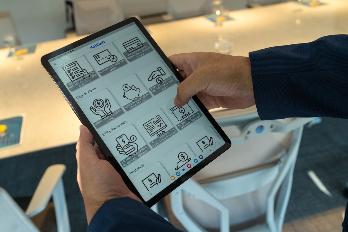 App Háblalo en tablet
